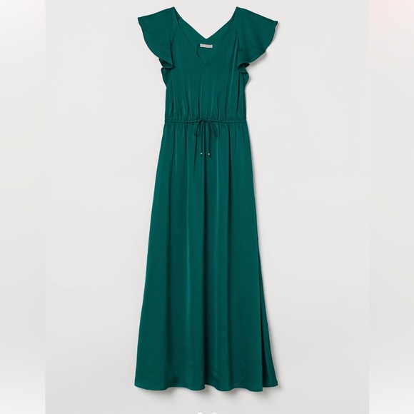 NWT H&M (modified) long butterfly-sleeved dress - Picture 1 of 3